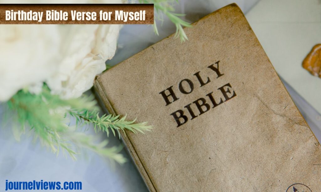 Birthday Bible Verse for Myself