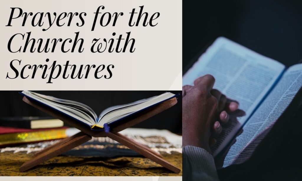  Prayers for the Church with Scriptures
