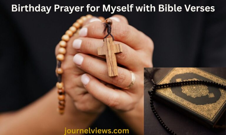 Birthday Prayer for Myself with Bible Verses