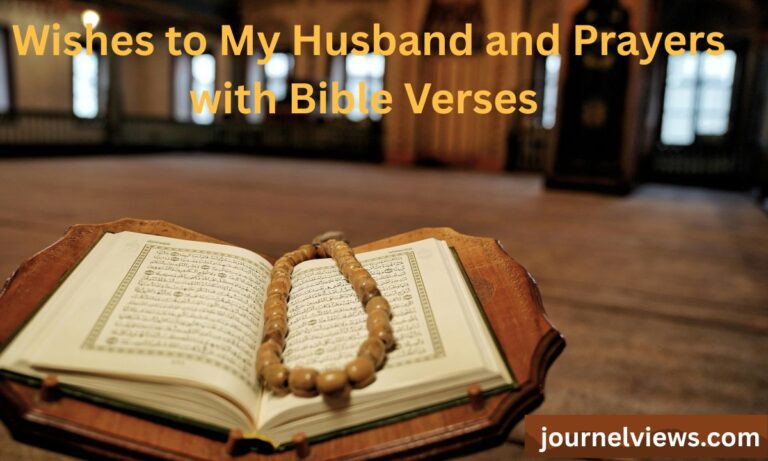 Wishes to My Husband and Prayers