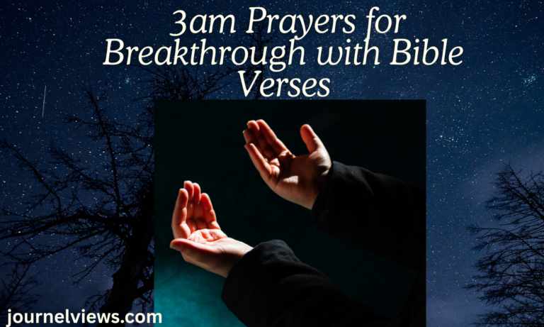 3am Prayers for Breakthrough with Bible Verses