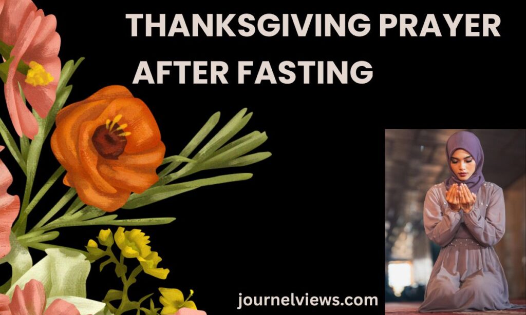 Breaking Fast Prayer Bible Verse 