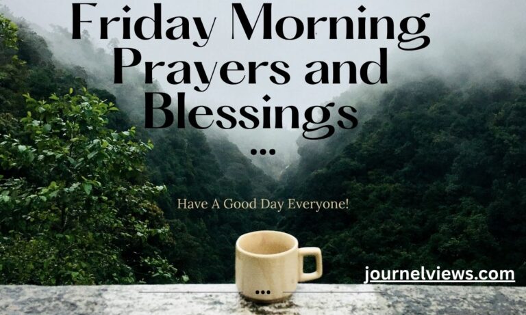 Friday Morning Prayers and Blessings