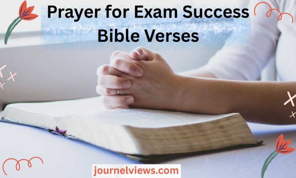 Prayer for Exam Success Bible Verses