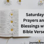 Saturday Prayers and Blessings with Bible Verses