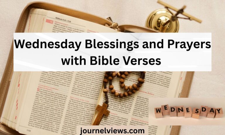 Wednesday Blessings and Prayers with Bible Verses