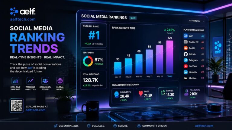 social media ranking aelftech com